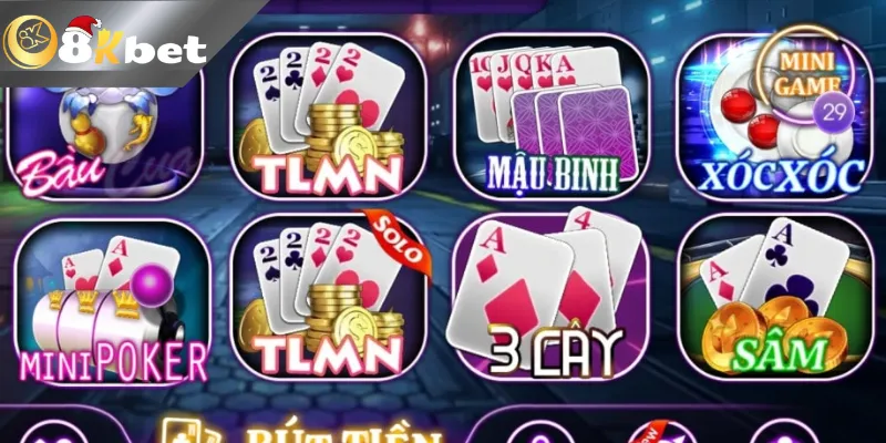 8KBET – Top game bài đổi thẻ cào 2026